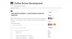Desktop Screenshot of coffeedriven.org